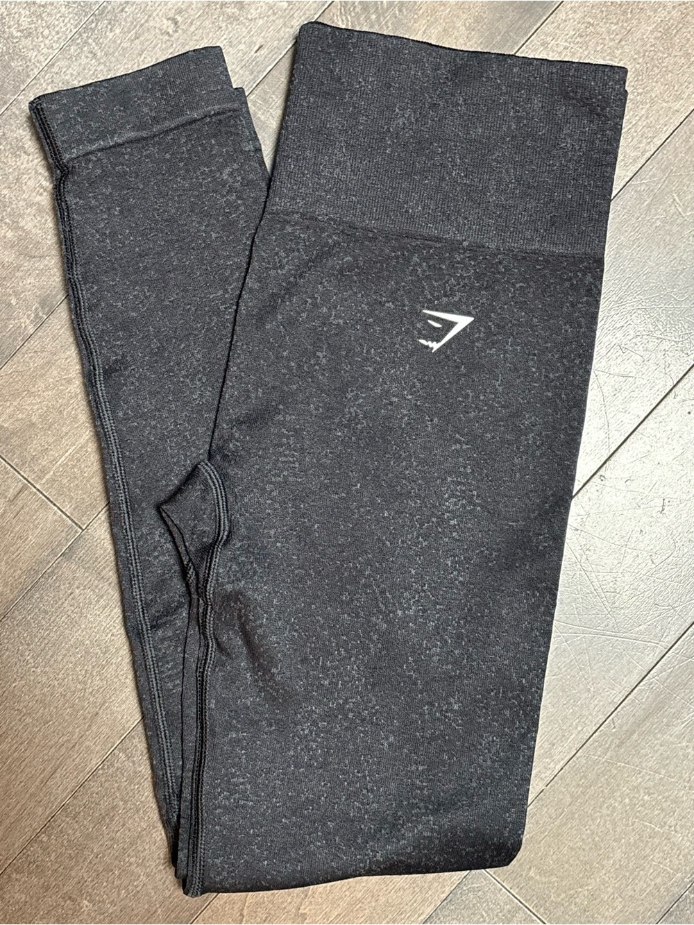 Gymshark Adapt Fleck Seamless Leggings Black Marl High Rise Women’s Medium NWOT